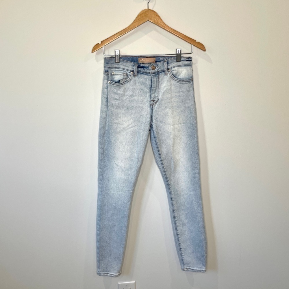 7 for All Mankind The High Waist Ankle Skinny Jean